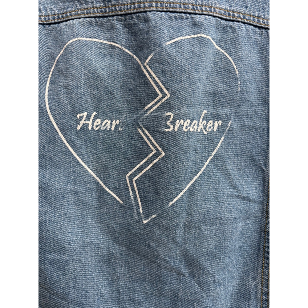Sadie & Sage Blue Denim Heartbreaker Denim Jacket, Woman’s Small - Picture 5 of 8